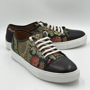 TAFT Men’s Low-top Sneaker “Victoria” Floral Leather US10.5 EU44.5 Made in Spain